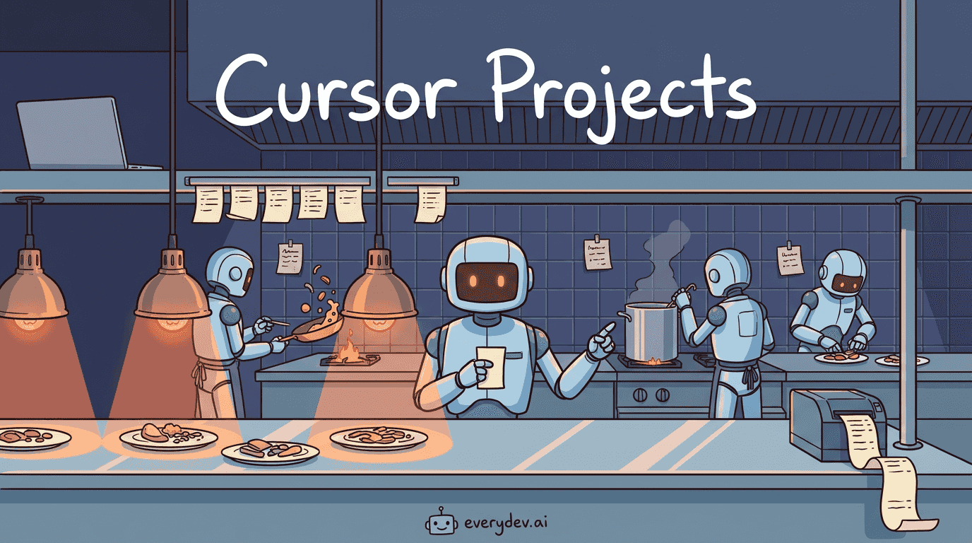 Cursor Projects: The Coordinator Agent That Never Writes Code