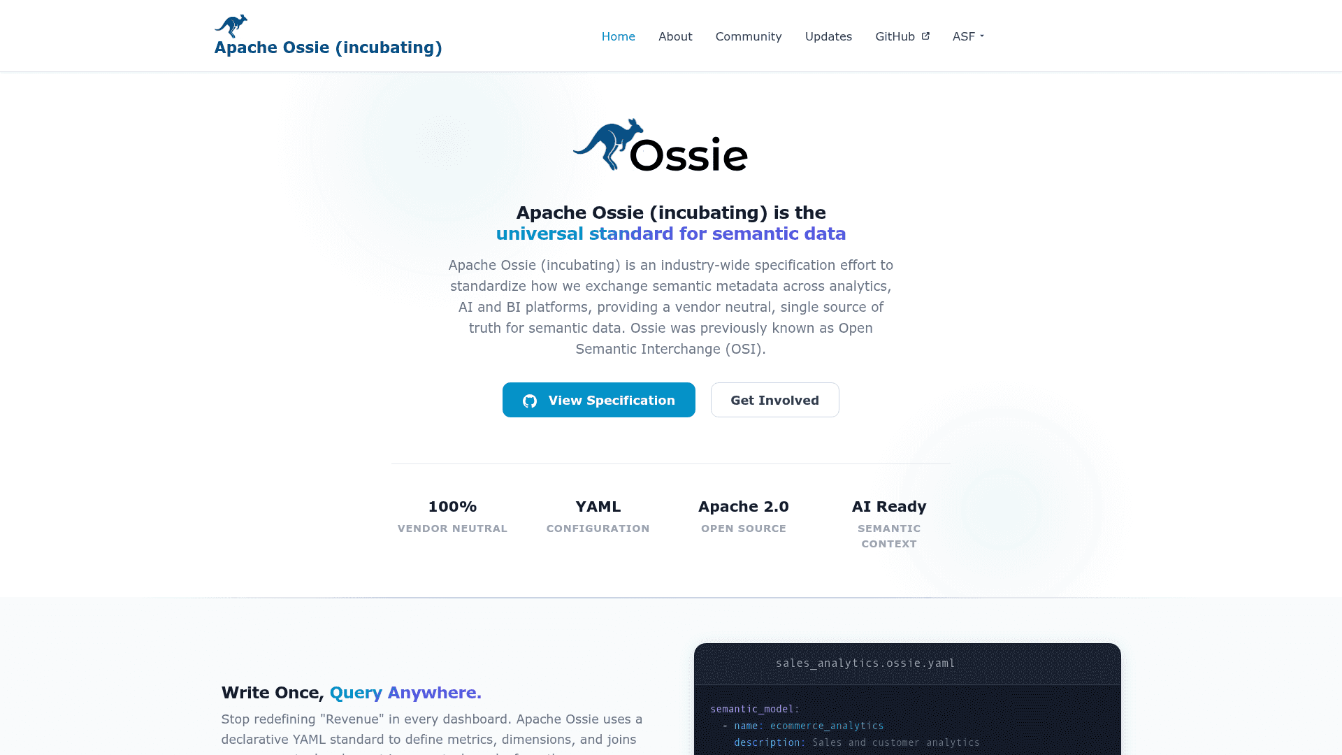 Apache Ossie screenshot