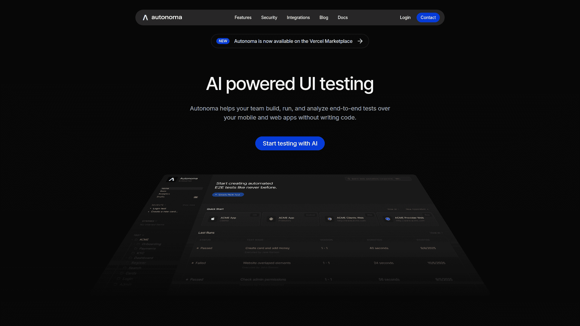 Autonoma screenshot