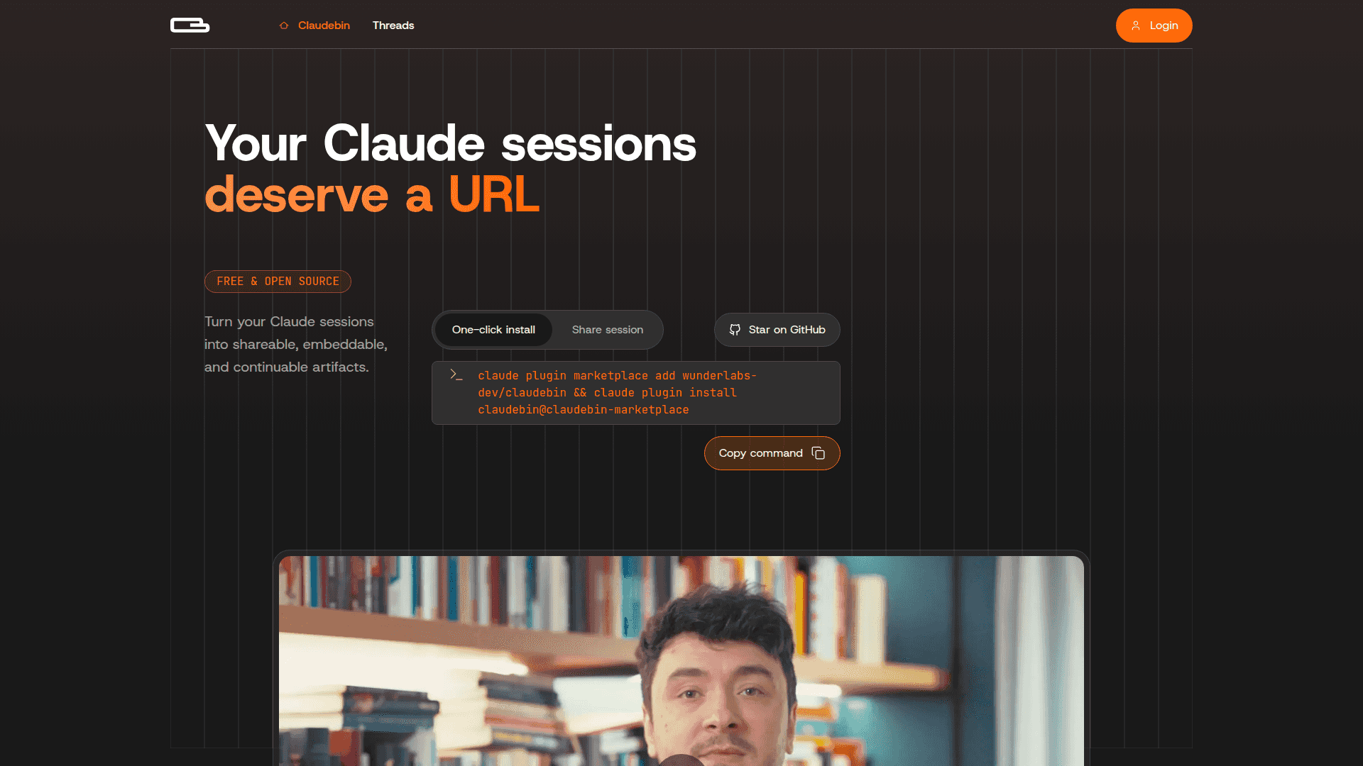 Claudebin screenshot