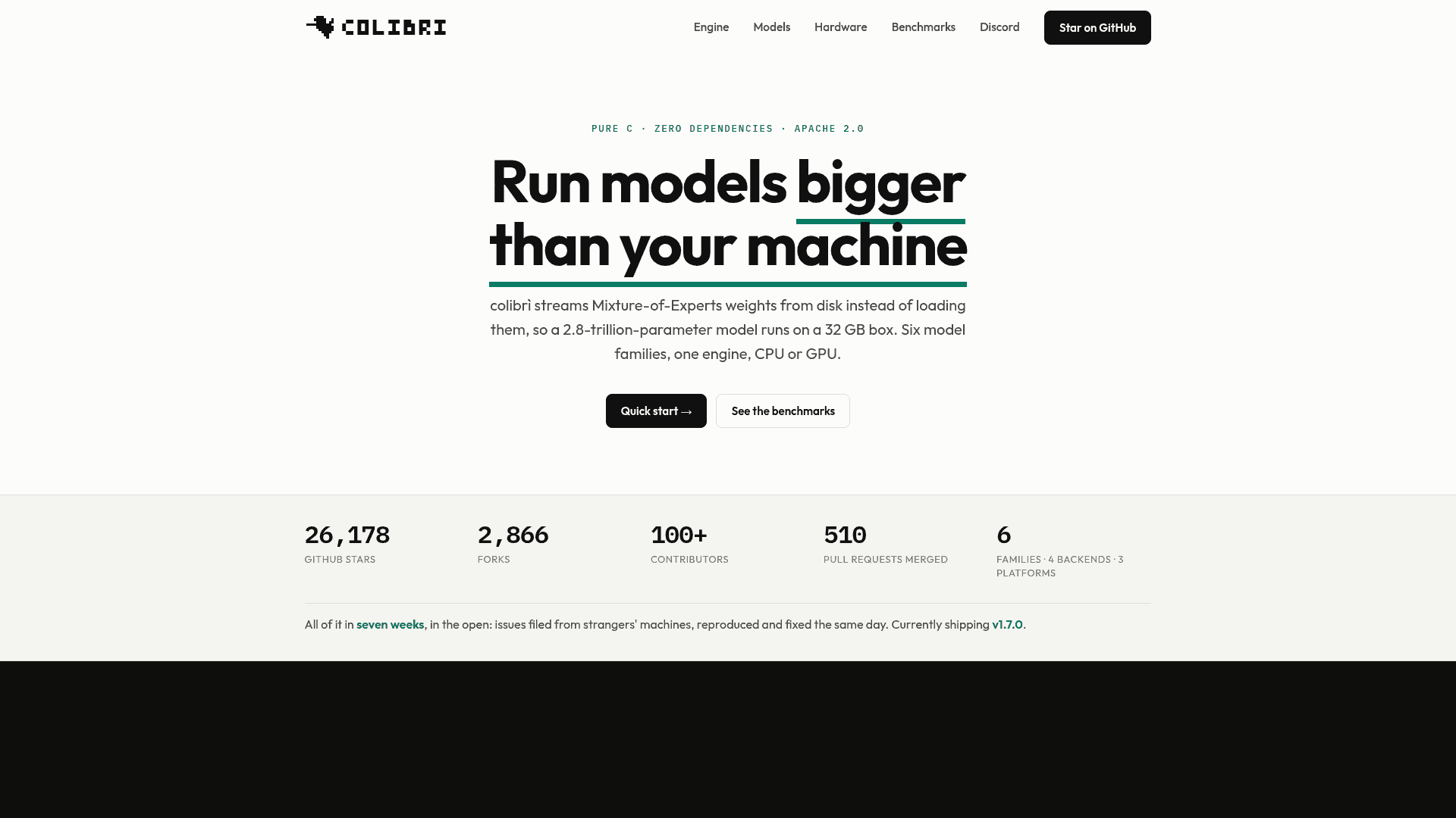 colibri screenshot
