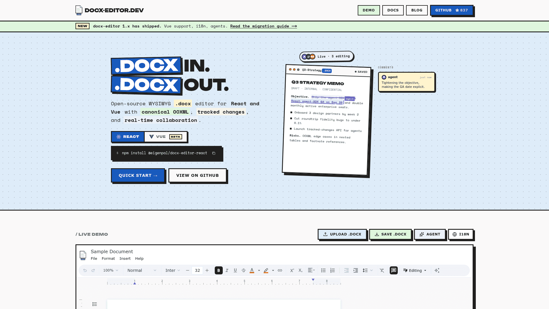 docx-editor screenshot