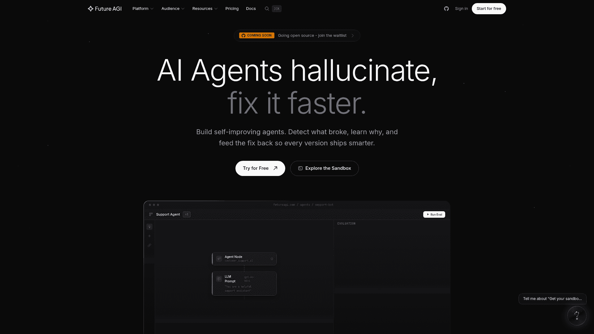 Future AGI screenshot