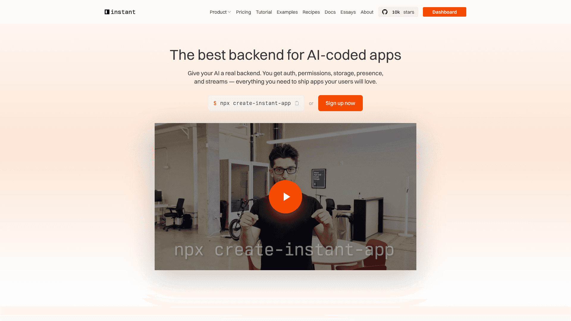 InstantDB screenshot
