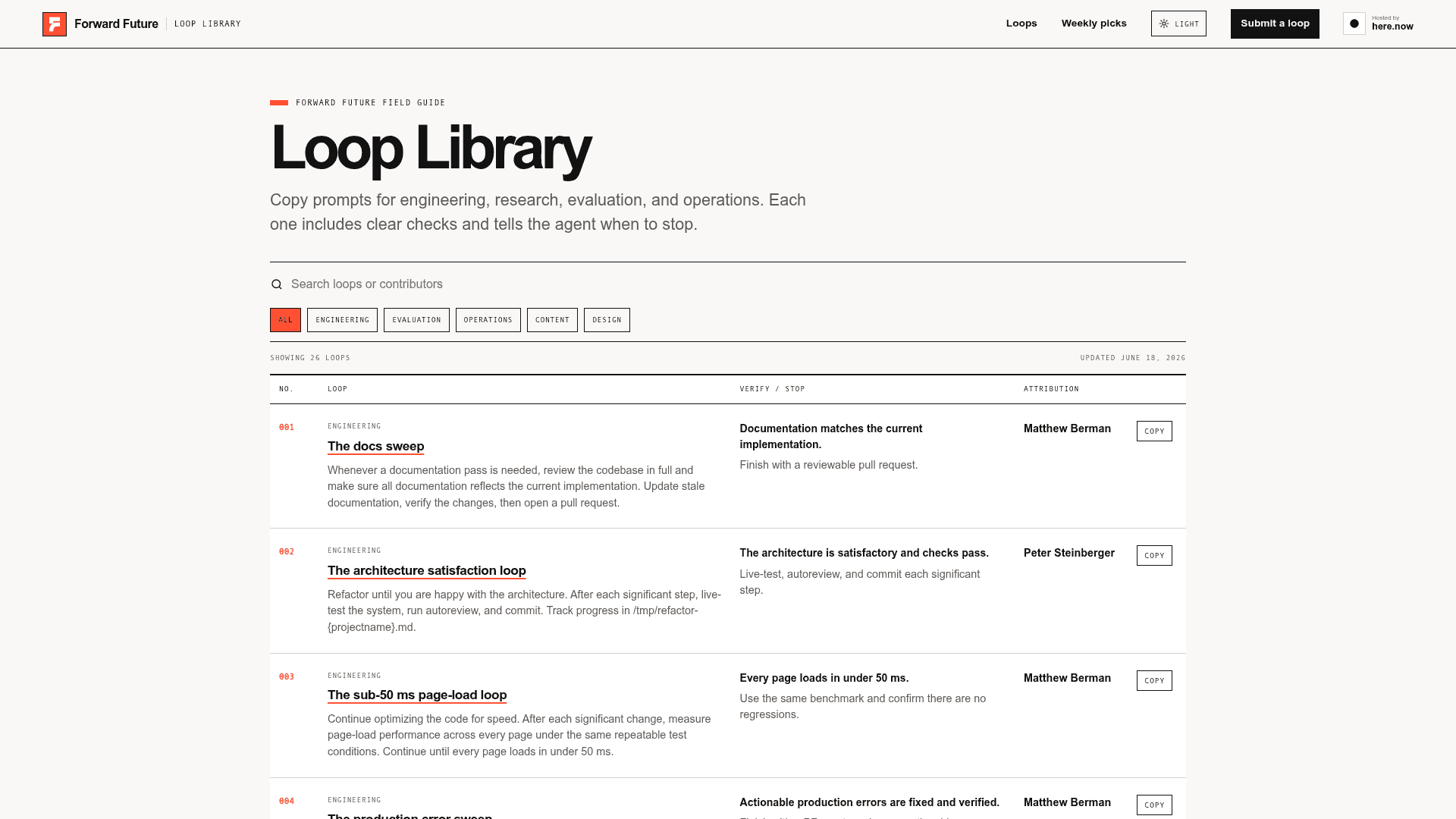 Loop Library screenshot