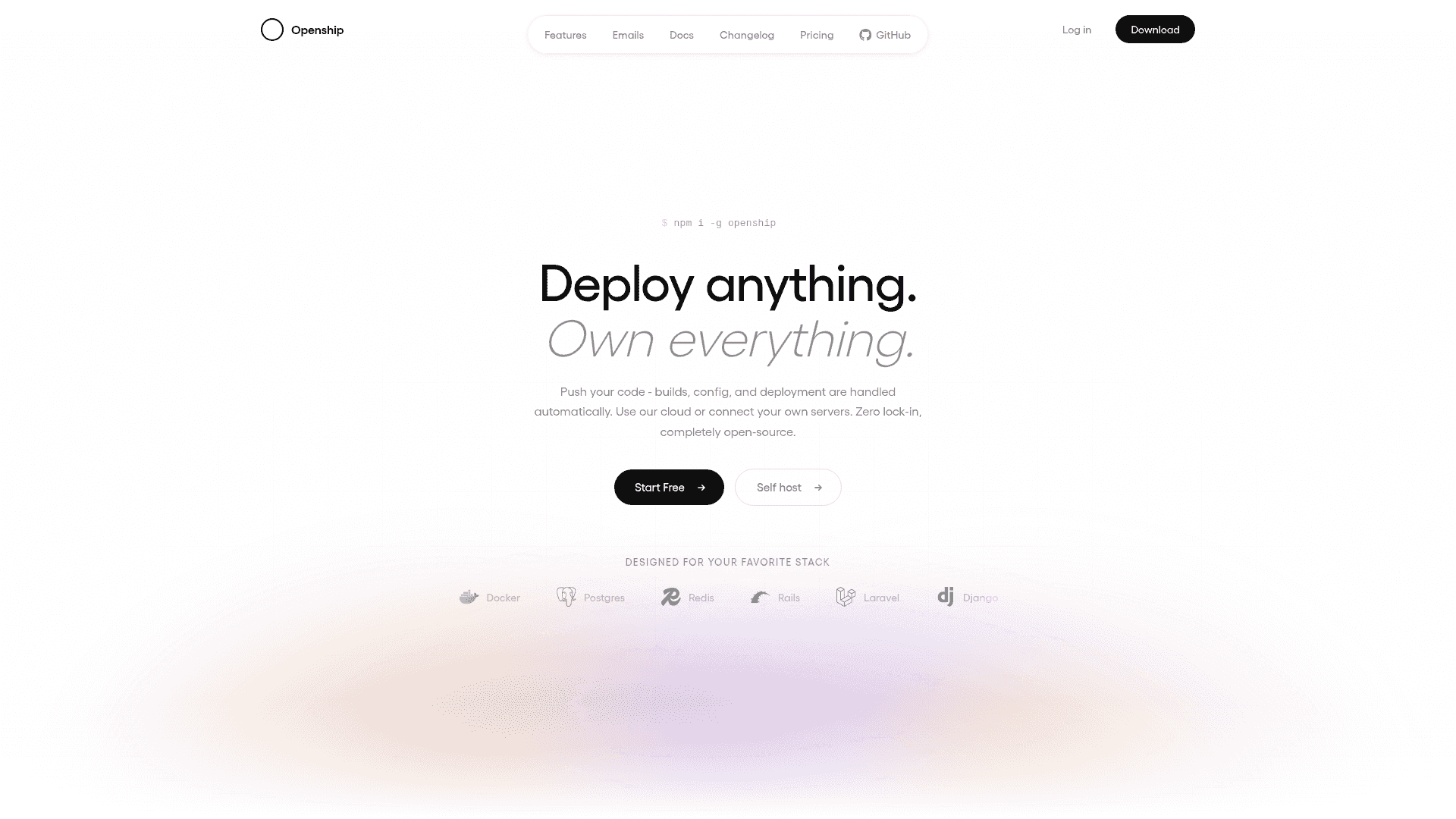 Openship screenshot