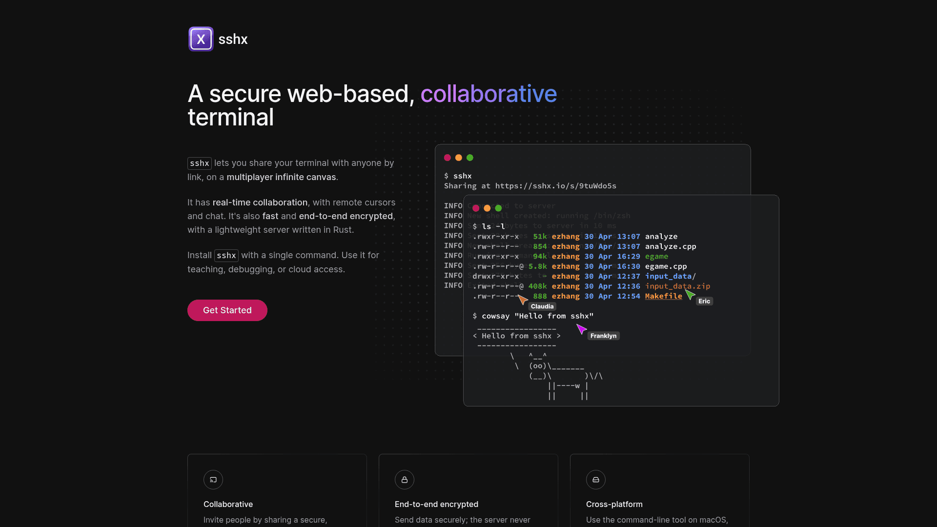 sshx screenshot