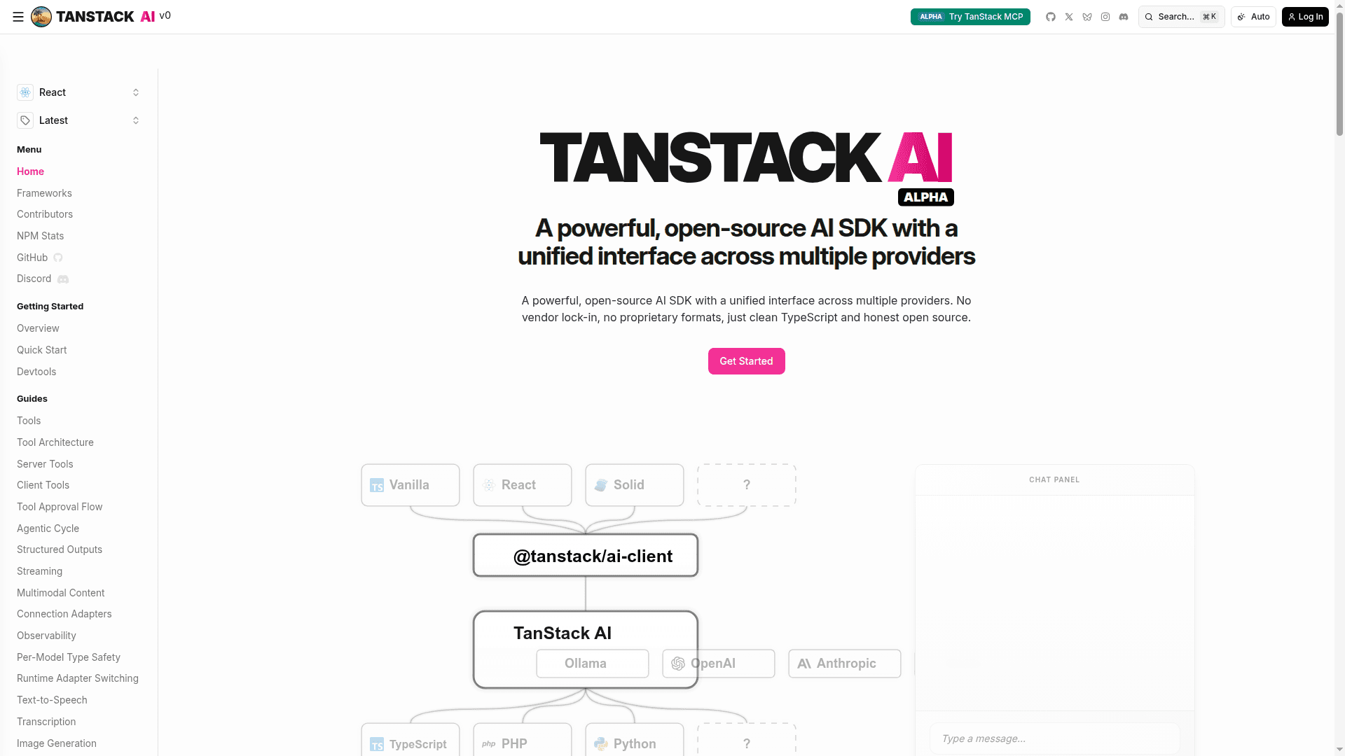 TanStack AI screenshot