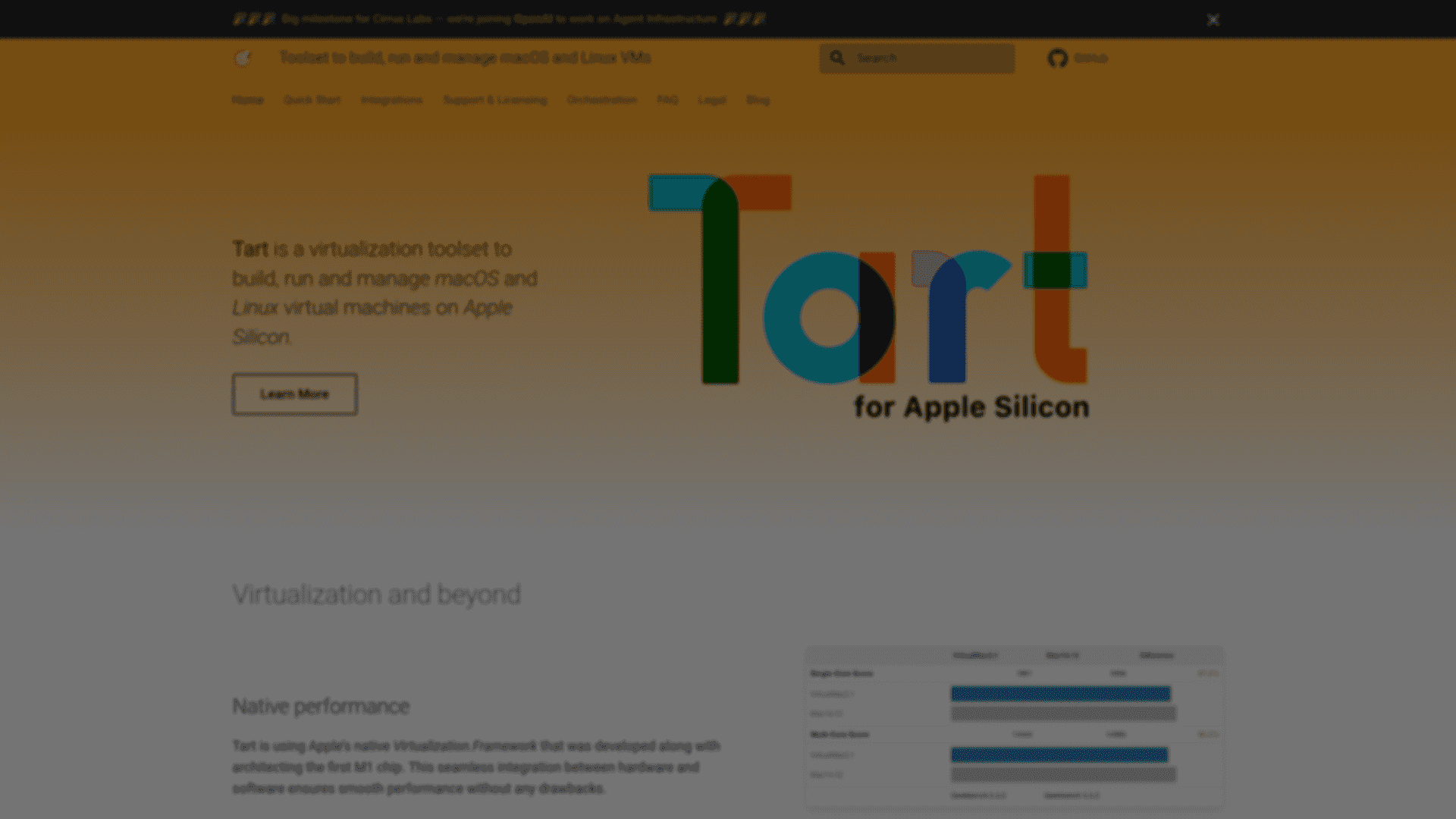 Tart screenshot