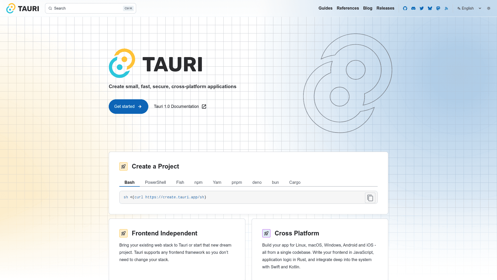 Tauri screenshot