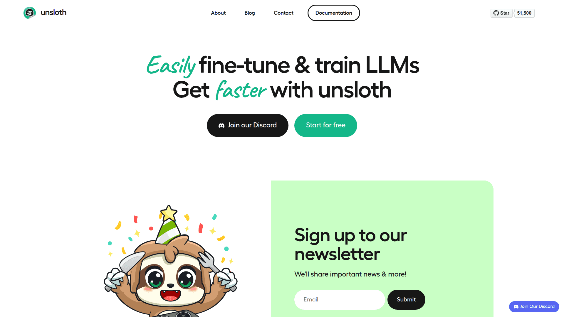 Unsloth screenshot