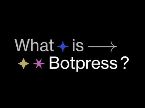 Botpress Demo Video