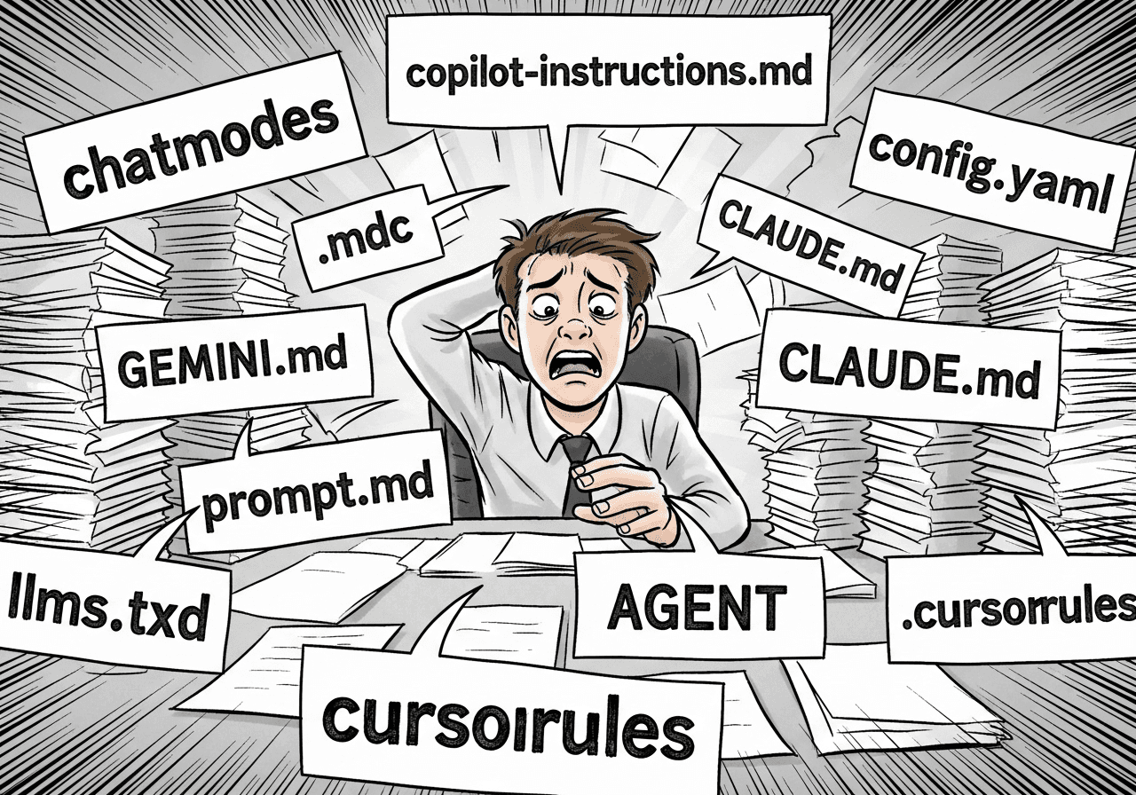 Fragmented State of AI Agent Rule Files
