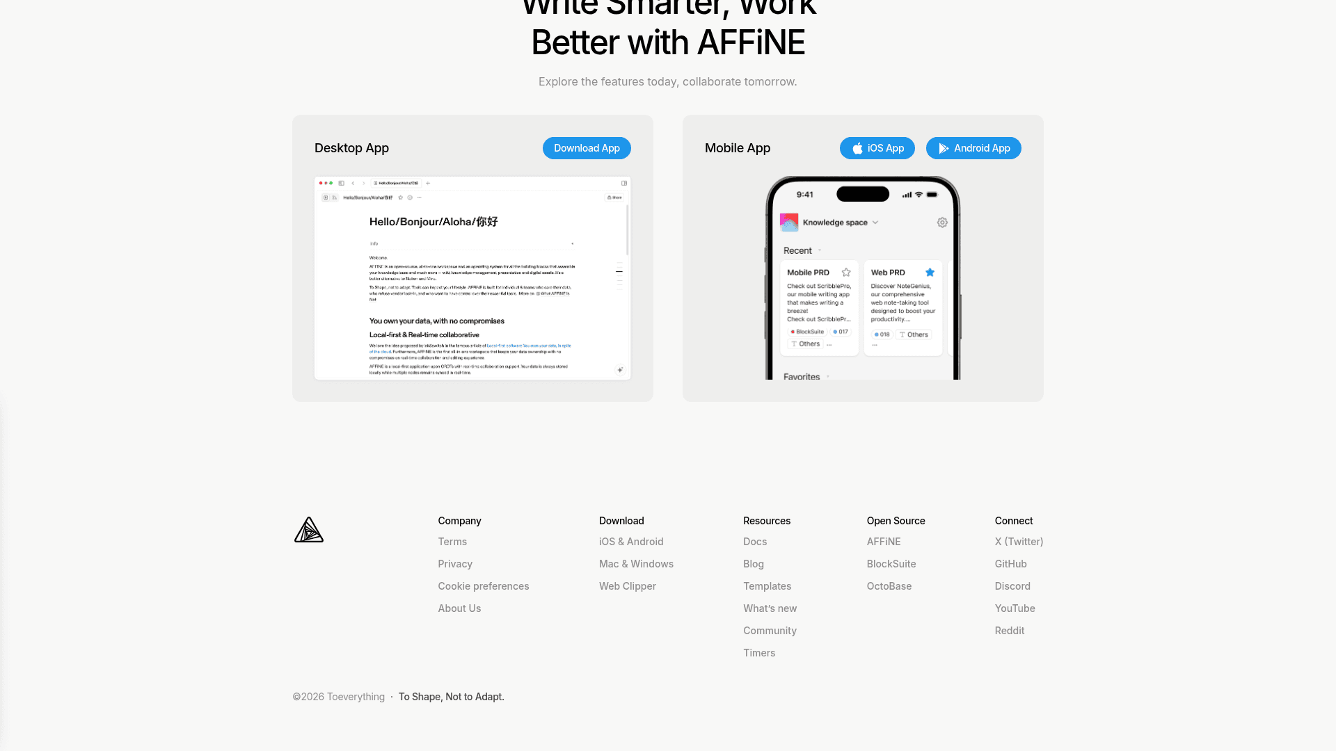 AFFiNE - 1
