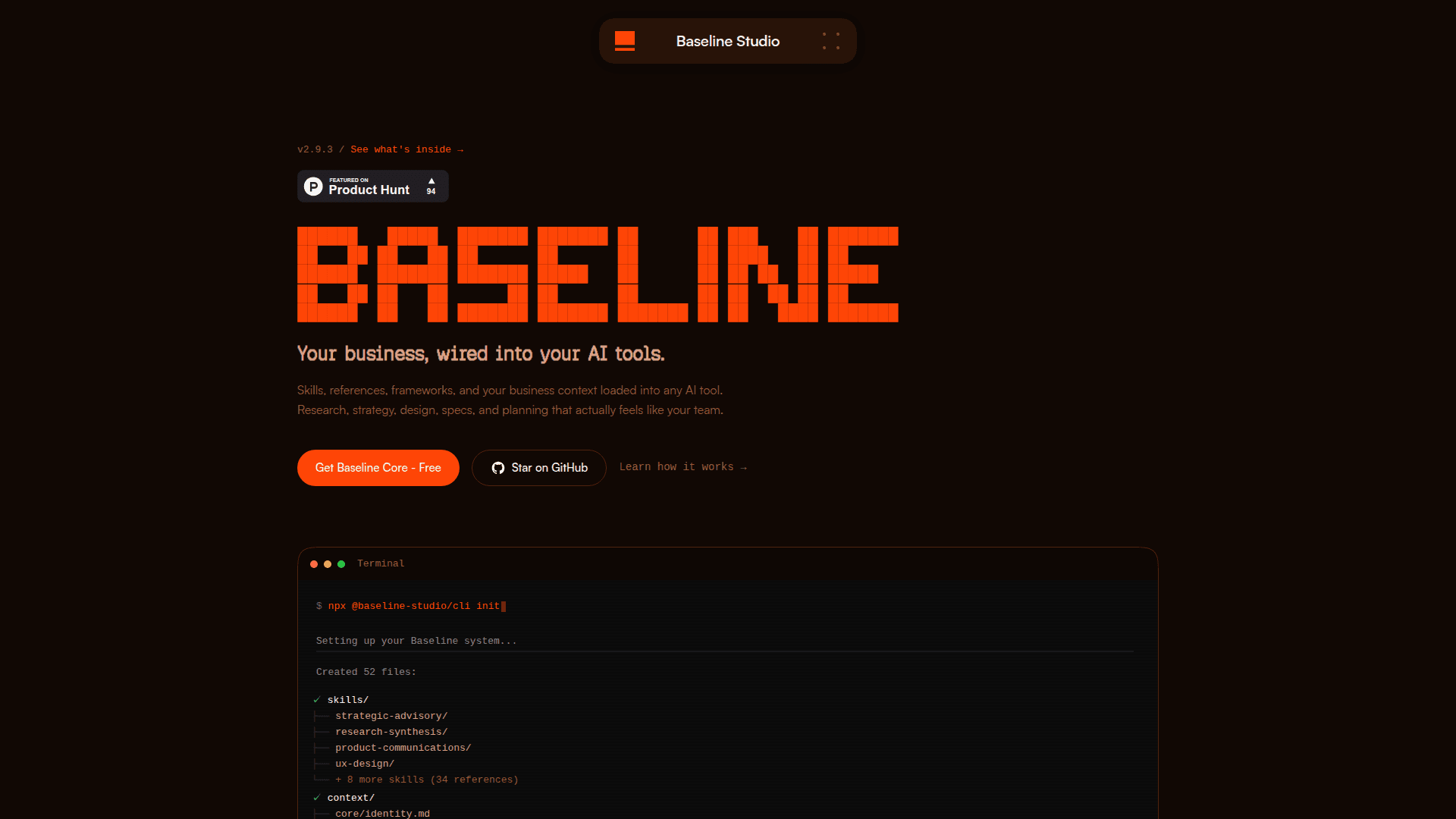 Baseline Core - 1