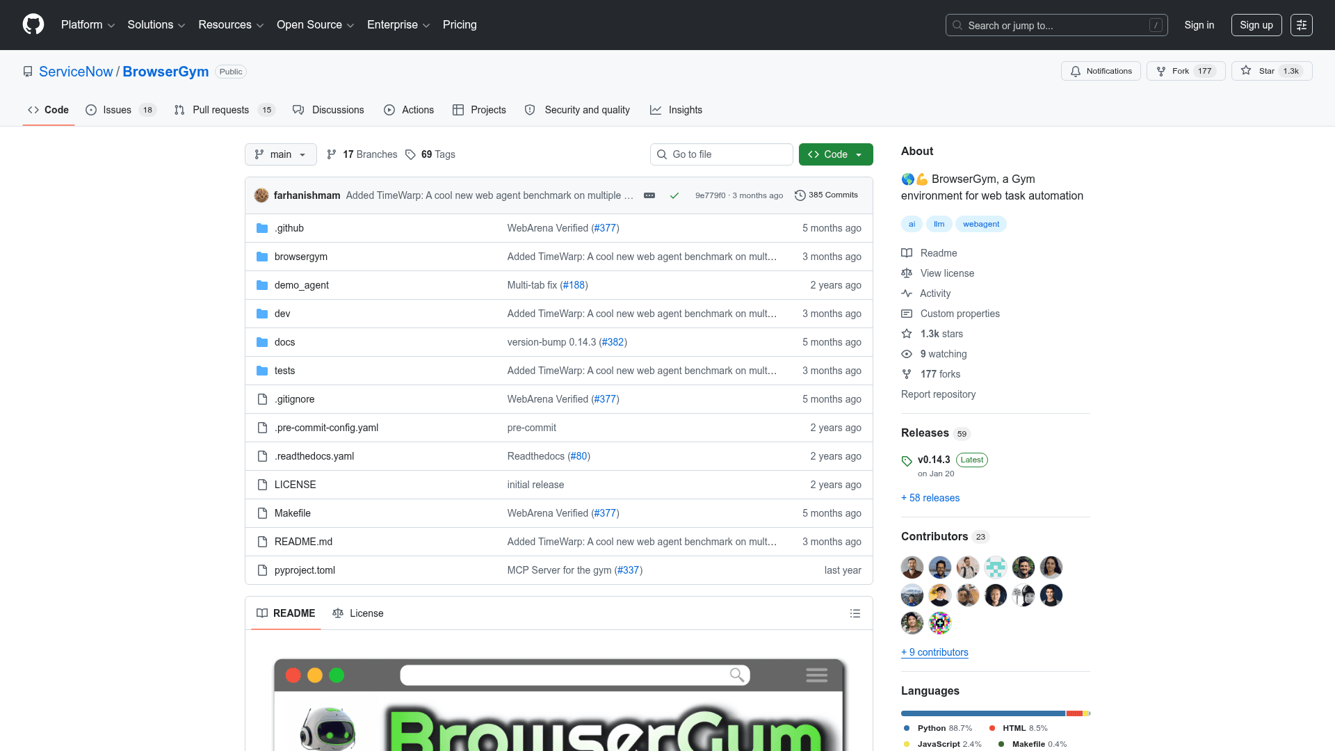 BrowserGym - 1