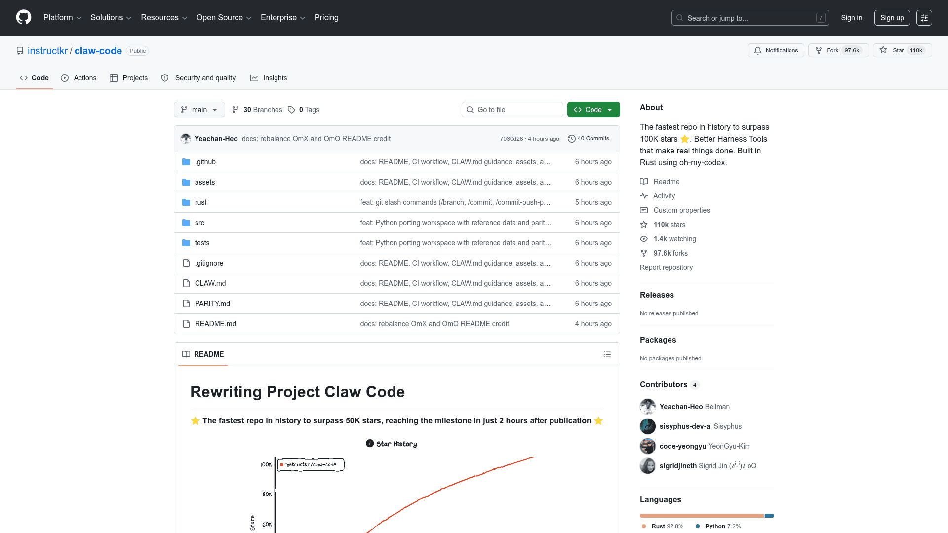 Claw Code screenshot