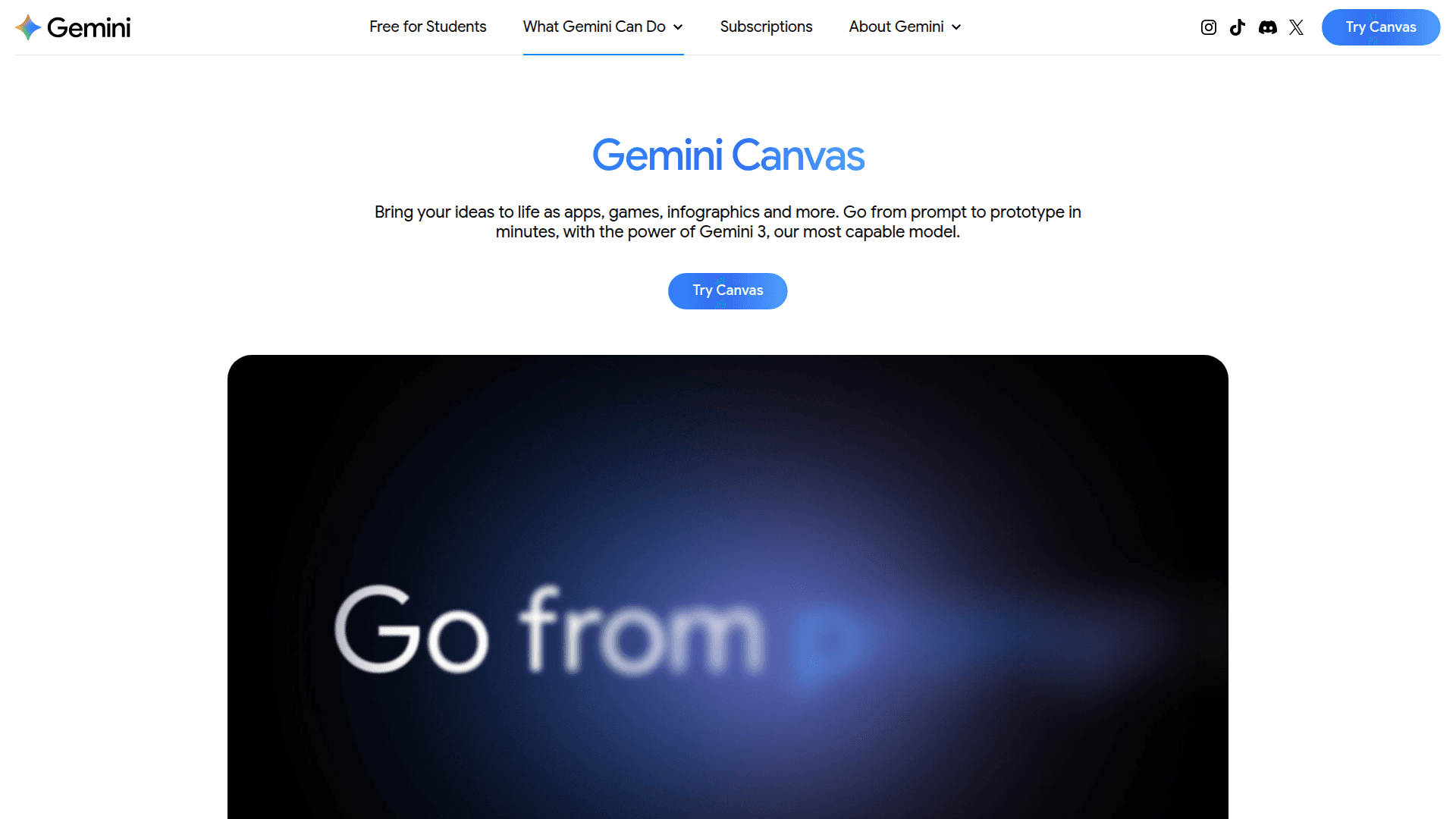 Gemini Canvas
