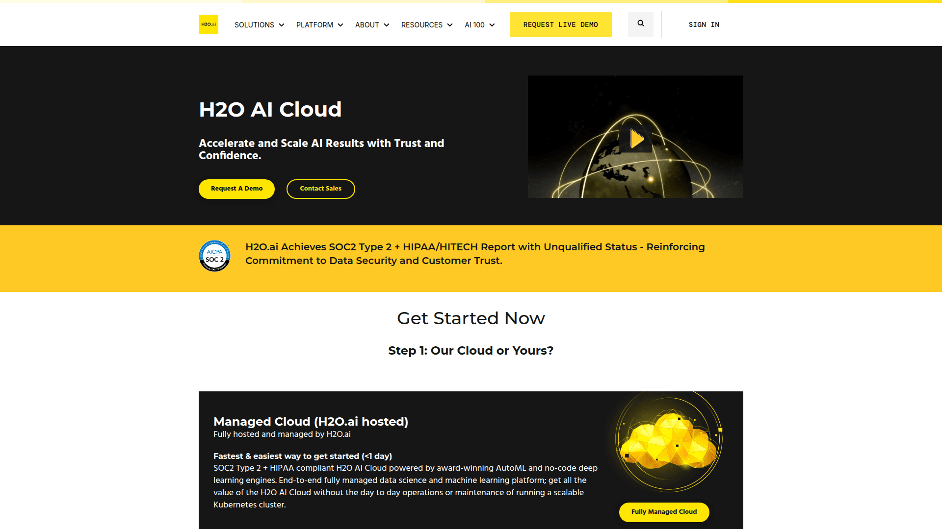 H2O AI Cloud