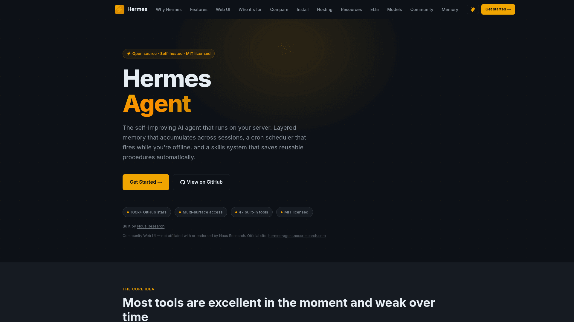 Hermes Web UI - 1