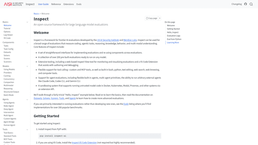 Inspect AI - Open Source LLM Eval Framework | EveryDev.ai