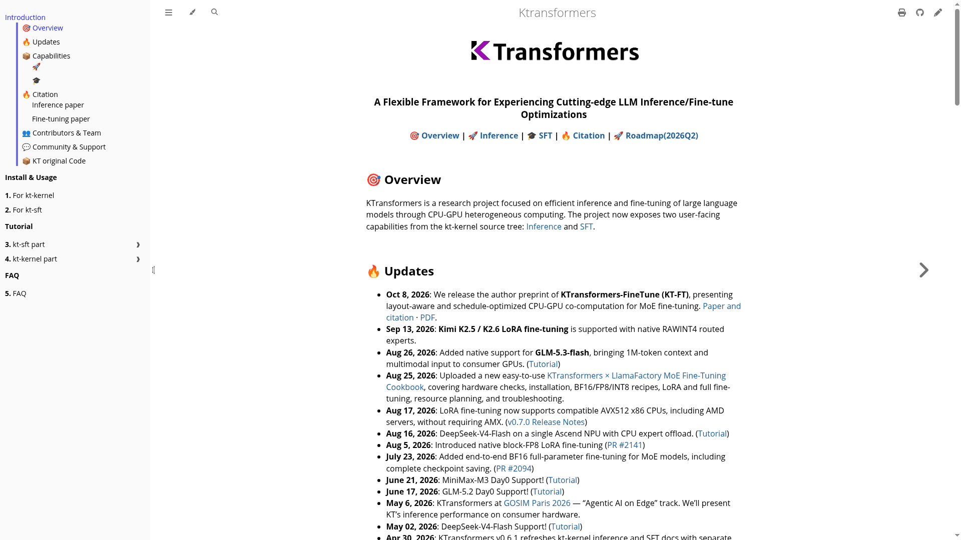 KTransformers - 1