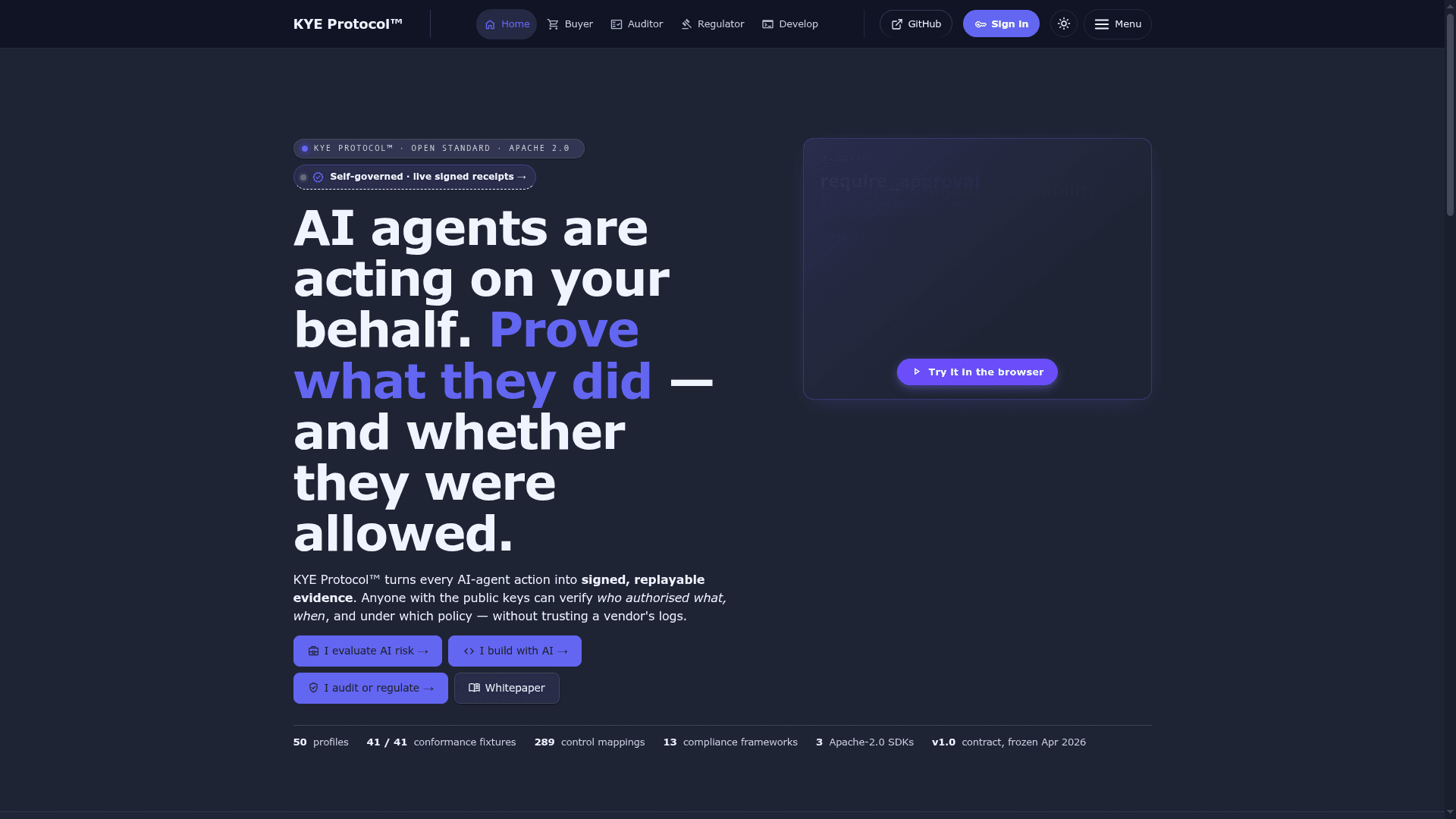 KYE Protocol - 1