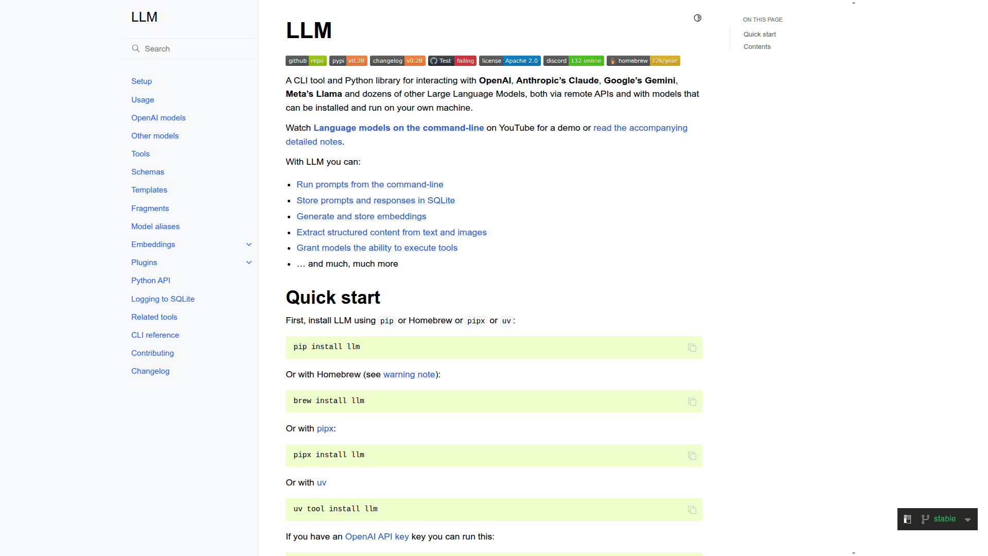 LLM CLI
