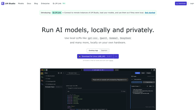LM Studio - Run LLMs Locally On Device | EveryDev.ai