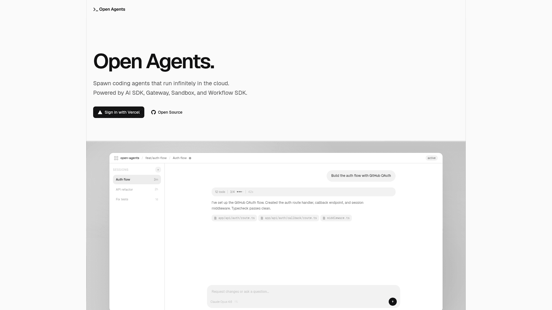 Open Agents - 1