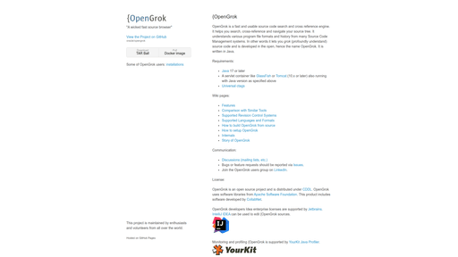 OpenGrok - Open Source Code Search Engine | EveryDev.ai