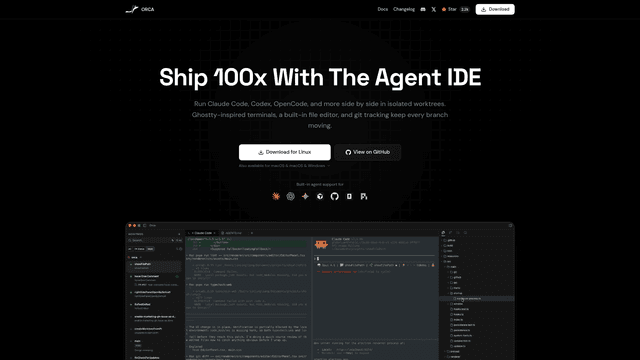Orca - Open Source Parallel Agent IDE | EveryDev.ai