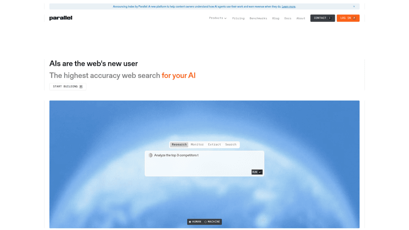 Parallel - Web APIs for AI Agents | EveryDev.ai