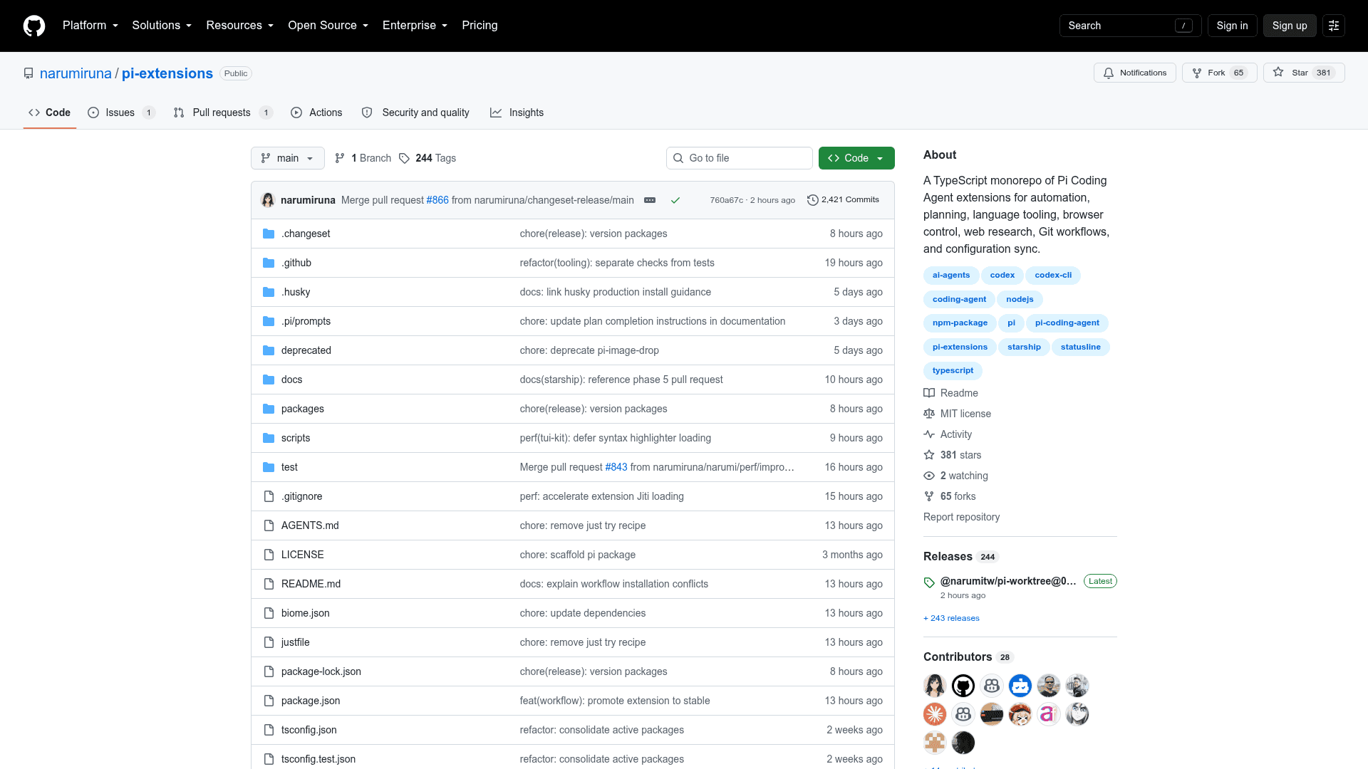 Pi Extensions for the Pi Coding Agent - 1