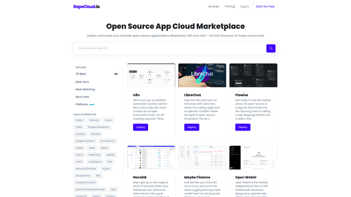 RepoCloud - Elastic Autoscaling Cloud Hosting | EveryDev.ai