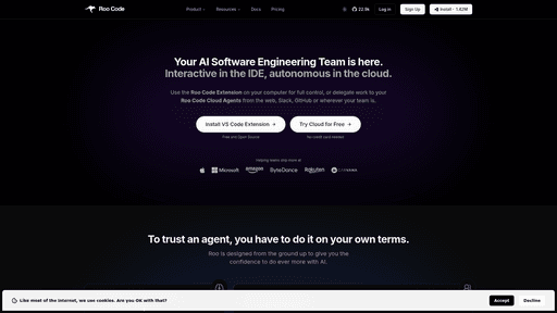 Roo Code - AI Coding Agent for VS Code | EveryDev.ai