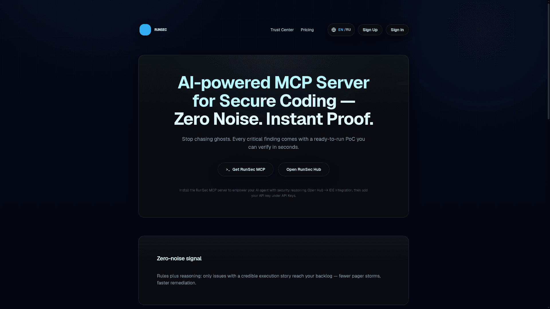 RunSec - 1