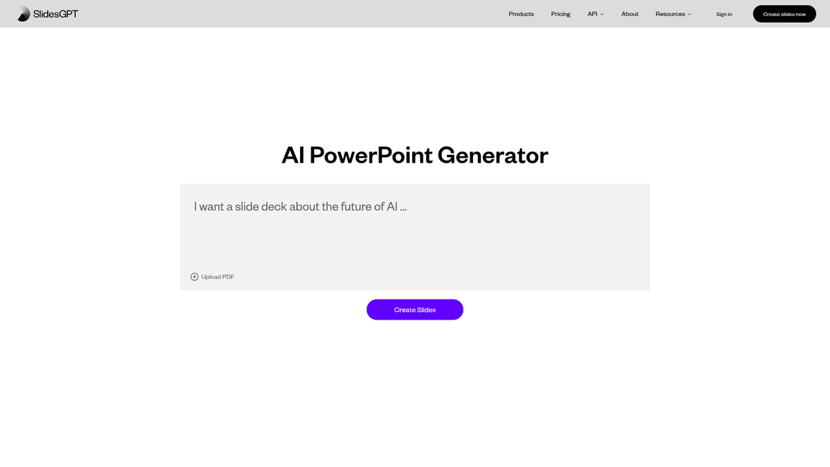 SlidesGPT - AI Presentation Generator | EveryDev.ai