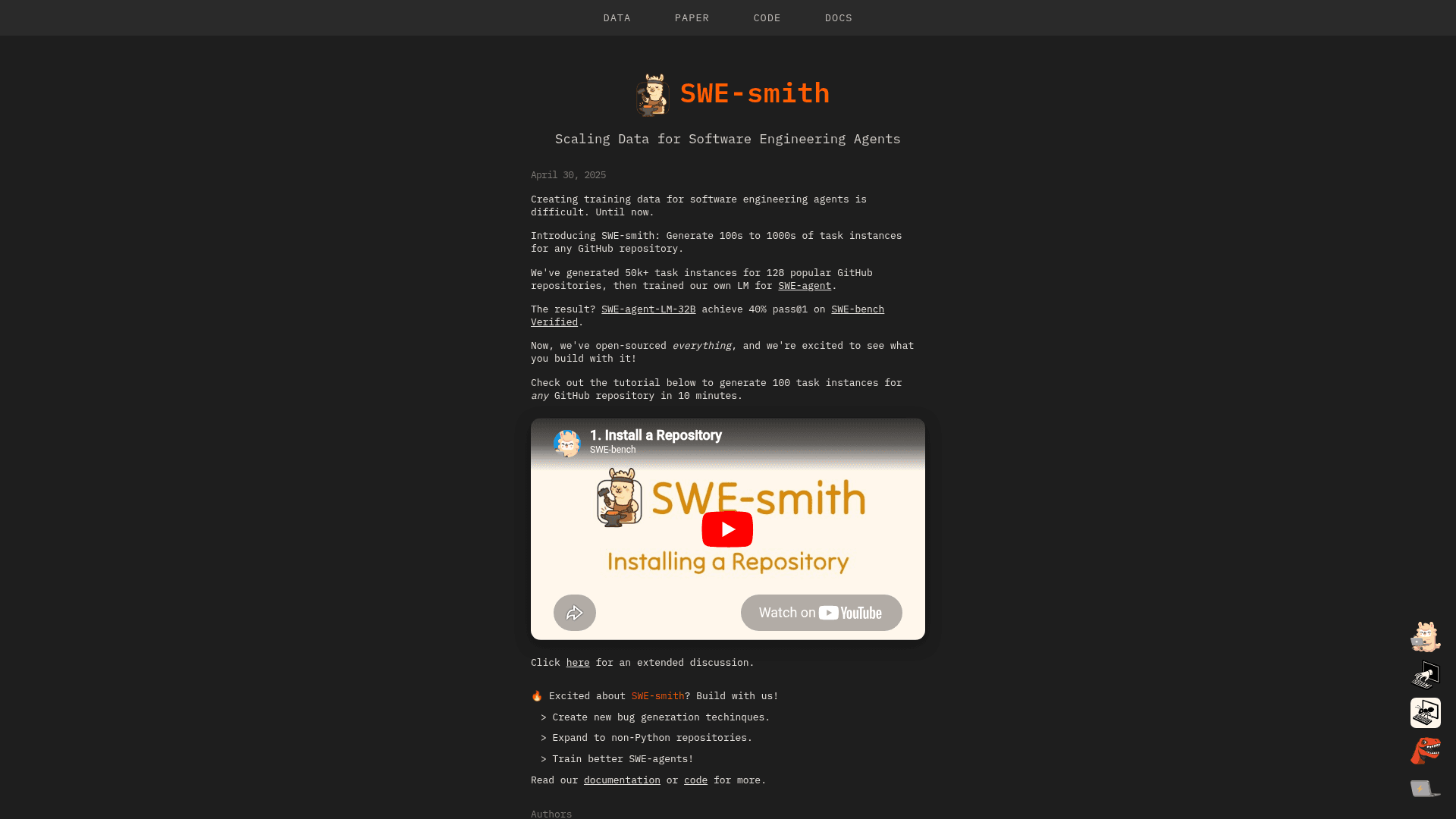 SWE-smith - 1