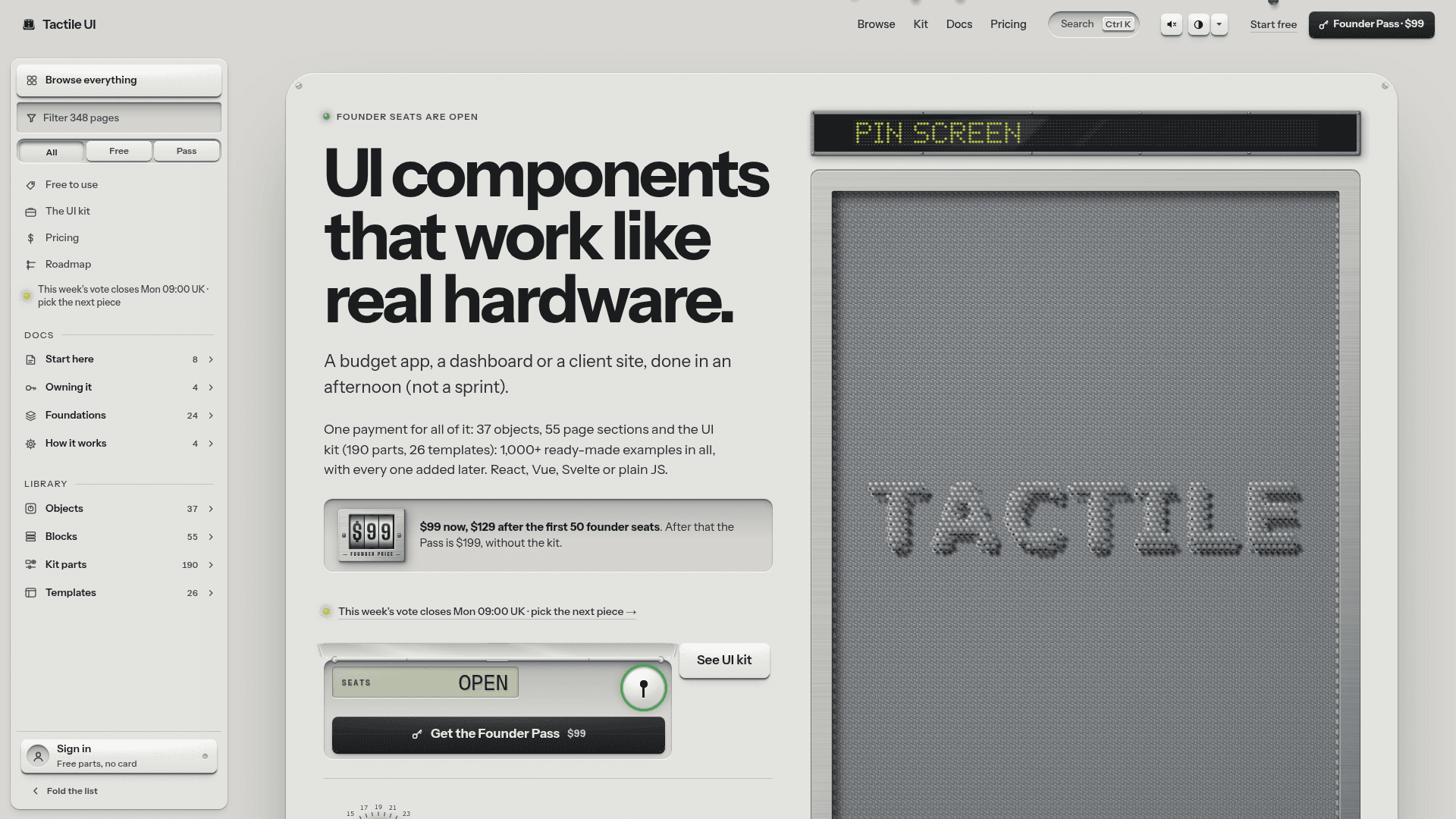 Tactile UI - 1