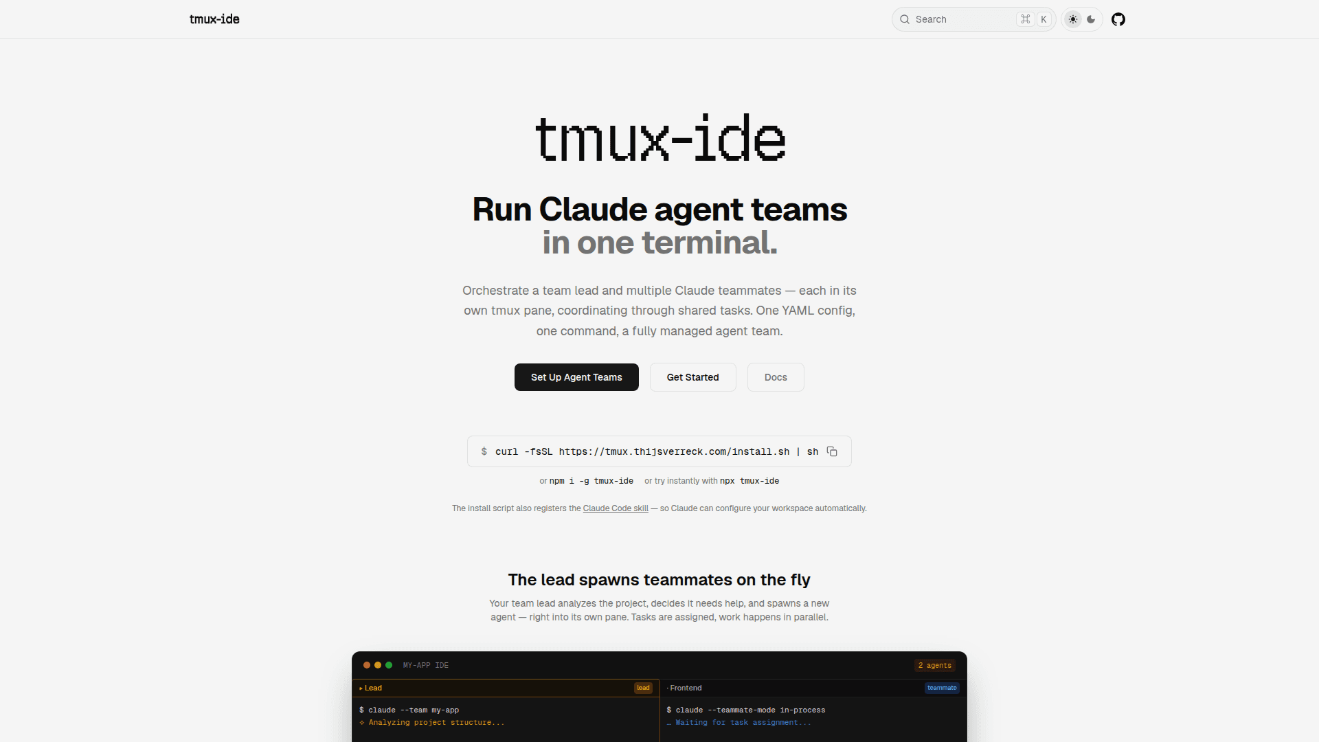 tmux-ide - 1