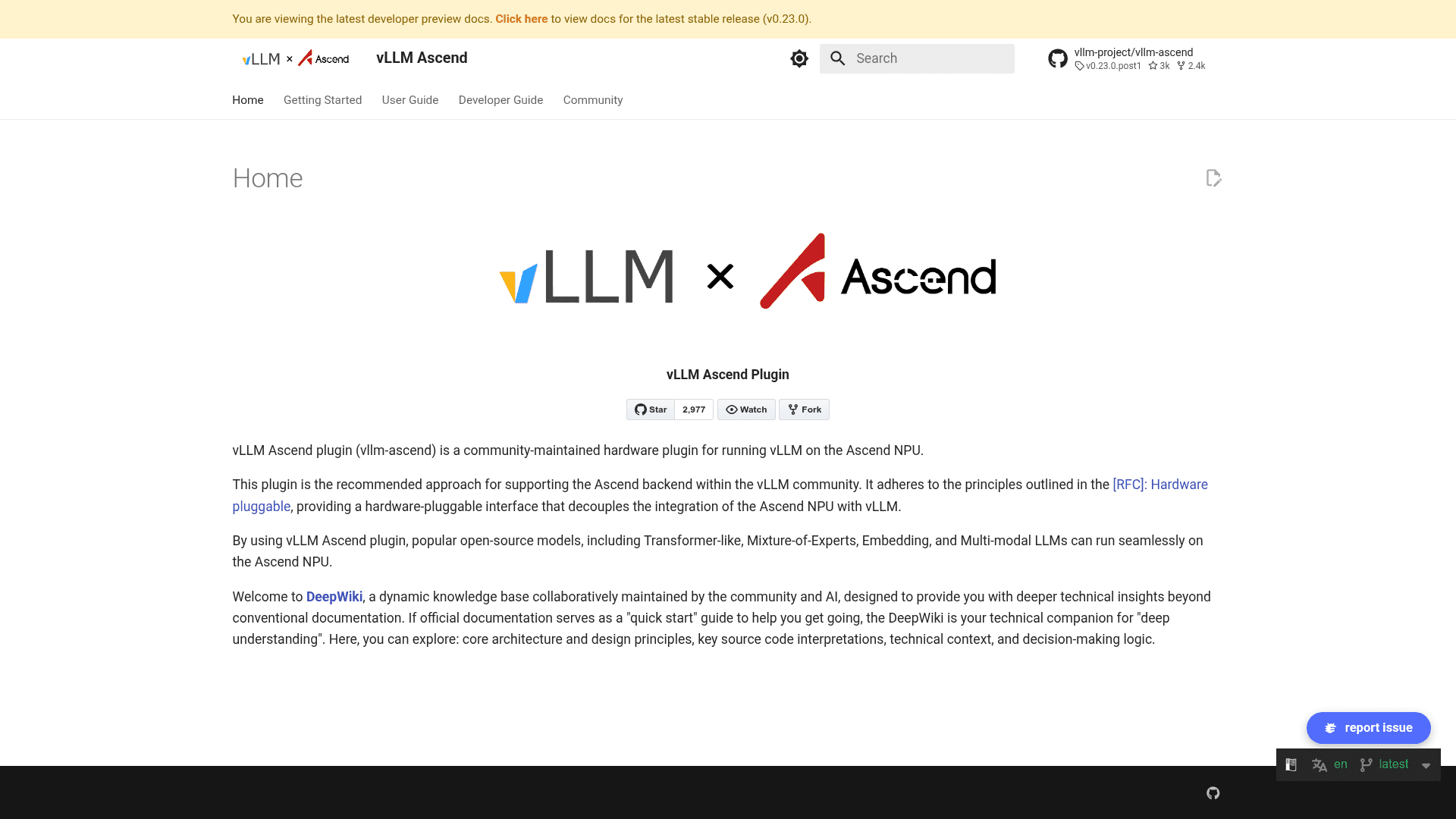 vLLM Ascend - 1