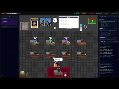 Claude Office Visualizer Demo Video