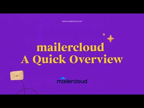 Mailercloud Demo Video