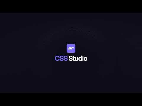 CSS Studio Demo Video