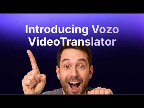Vozo Demo Video