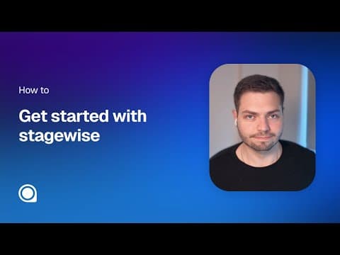 Stagewise Demo Video