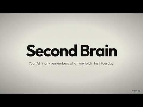 Second Brain Demo Video