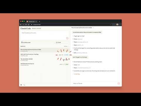 Claude Code on the web Demo Video