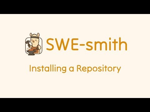 SWE-smith Demo Video
